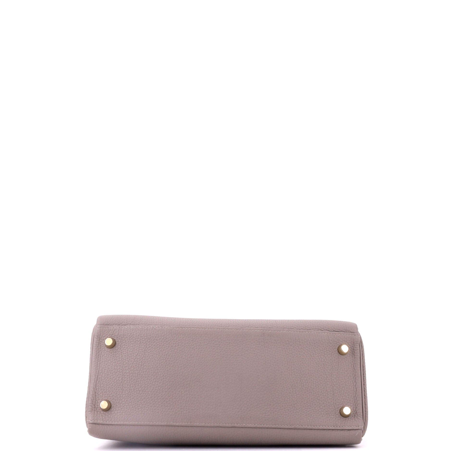 Kelly Handbag Grey Togo with Gold Hardware 28, Alternate, color, Grey