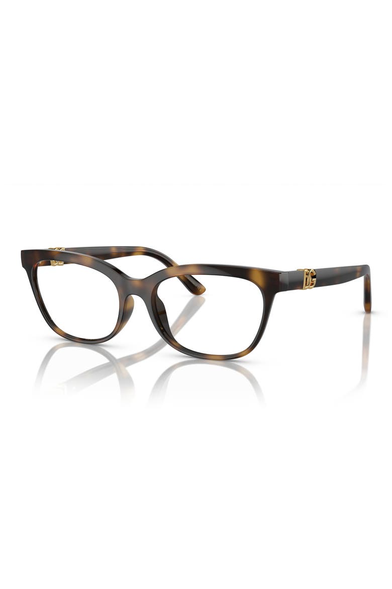 54mm Butterfly Optical Glasses, Alternate, color, HAVANA