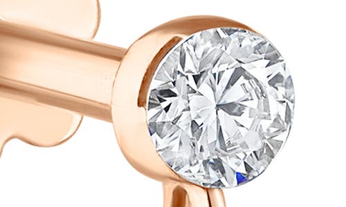MARIA TASH MARIA TASH INVISIBLE SET DIAMOND DANGLE STUD EARRING 