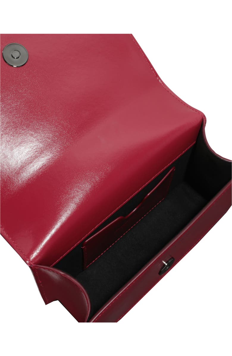 McQueen Mini Jeweled Crossbody Bag, Alternate, color, Red