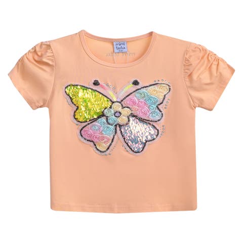 Butterfly T-Shirt (Toddler, Little Kid & Big Kid)