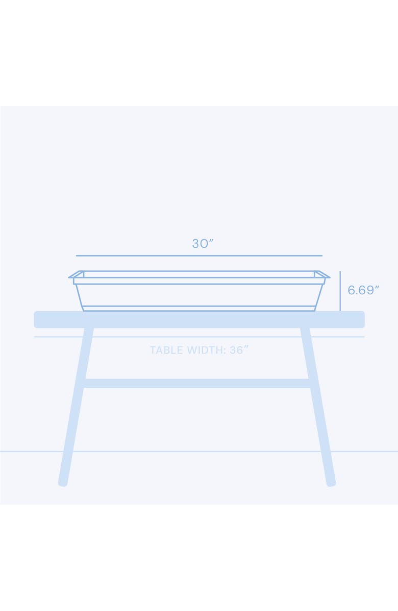 Bloem 30 Inch Dura Cotta Window Box Planter, Black, Alternate, color, Black