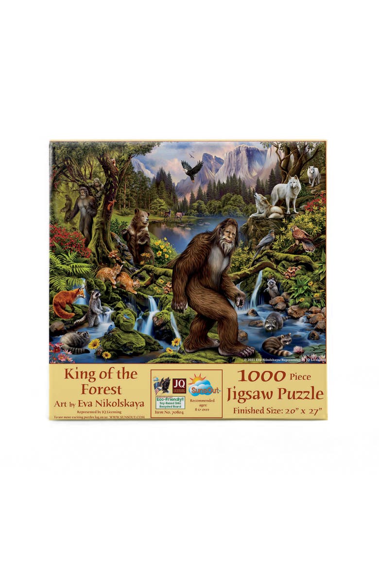 King of the Forest 1000 piece Jigsaw Puzzle for Adults, Alternate, color, Multicolor