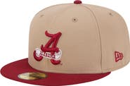 New Era Men's New Era  Khaki Alabama Crimson Tide Two-Tone 59FIFTY Fitted Hat
