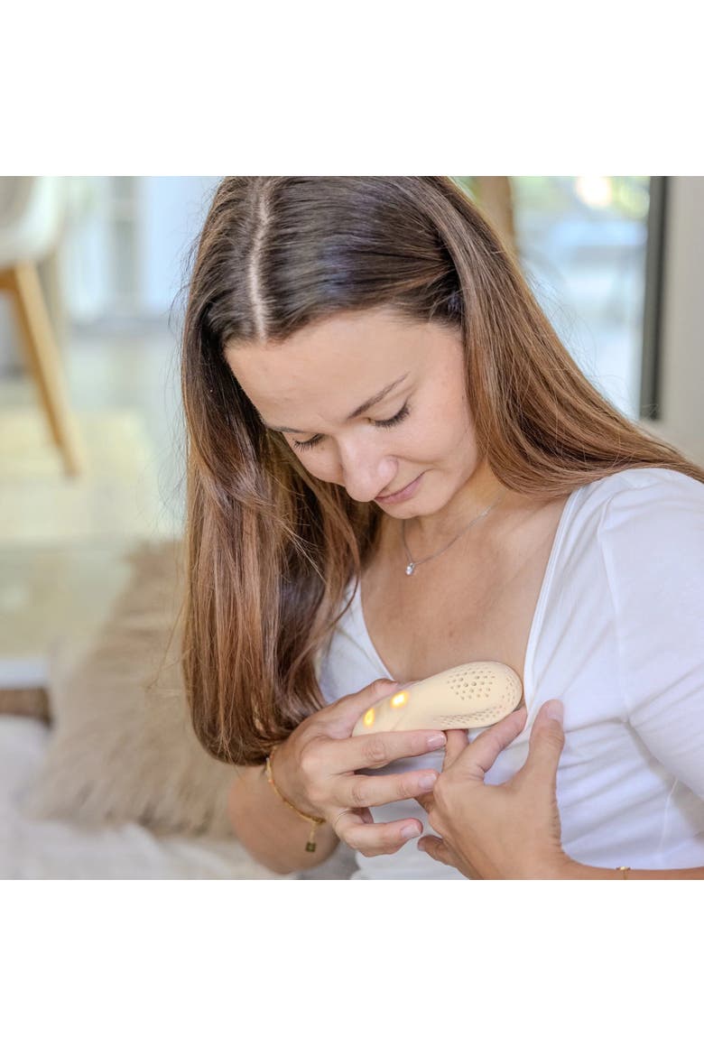 Mumpulse - 3-in-1 Heating, Cooling & Vibrating Lactation Massager, Alternate, color, Beige