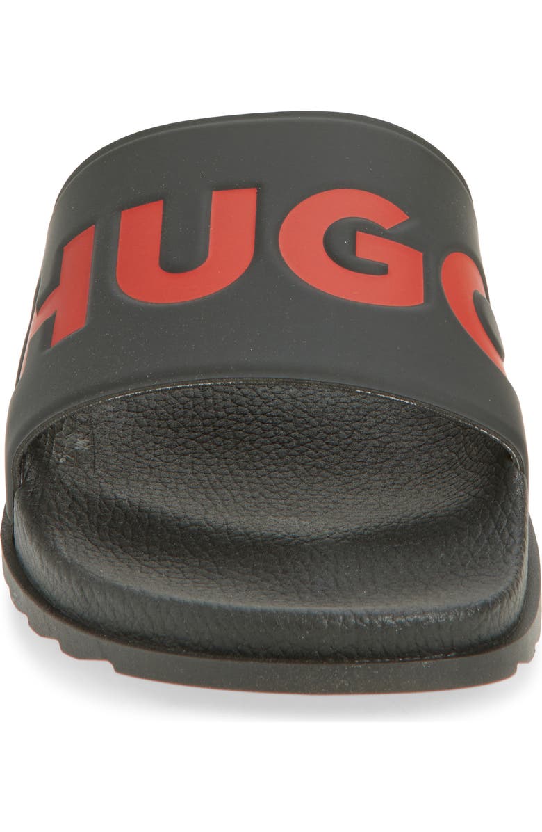 BOSS Logo Slide Sandal, Alternate, color, Black