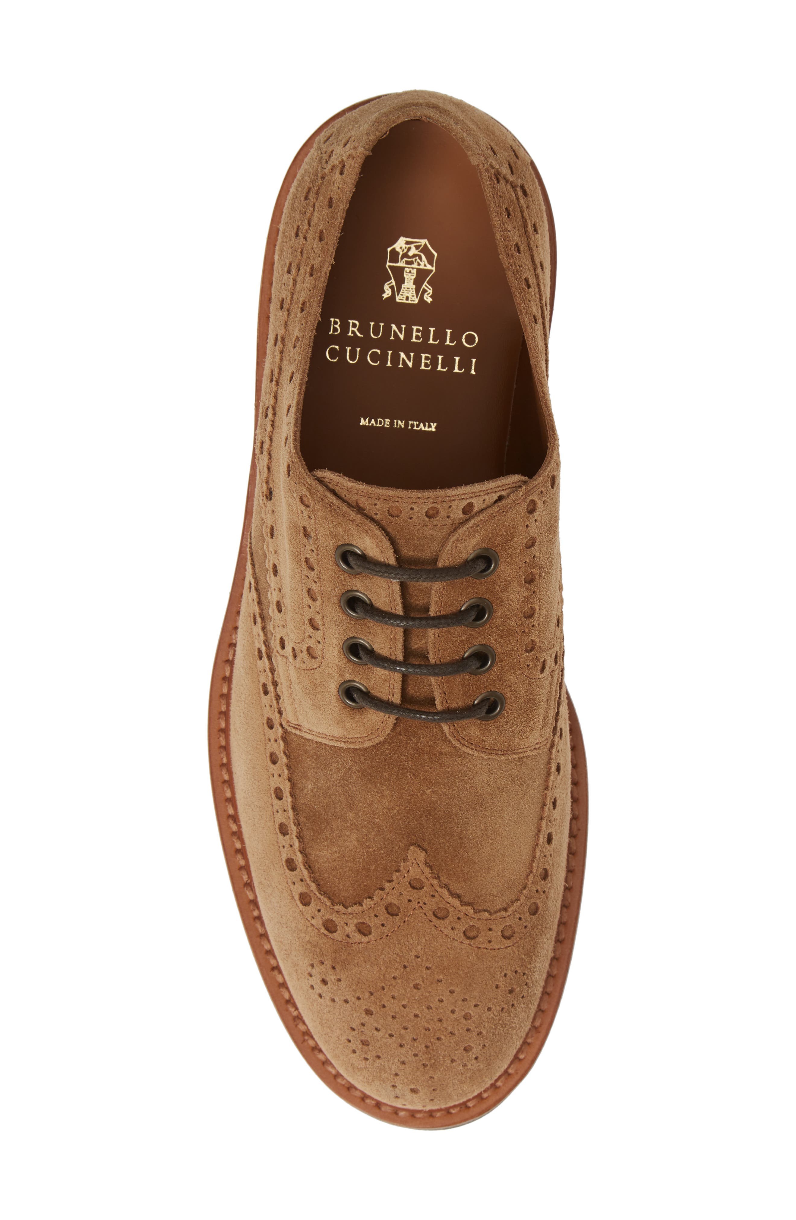 Brunello Cucinelli Military Wingtip, Alternate, color, 