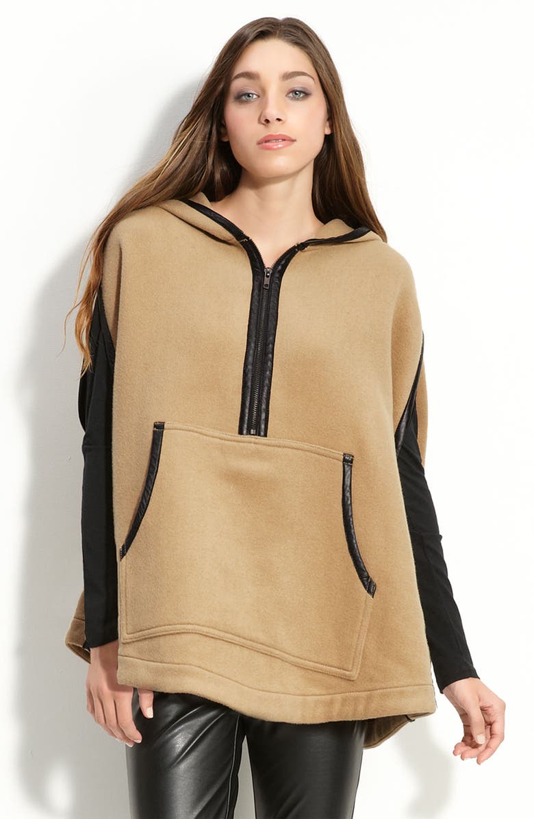 Trouvé Hooded Cape, Main, color, 