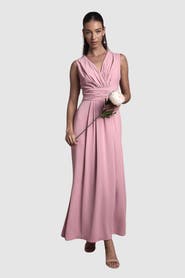 Coast V-Neck Wrap Maxi Dress