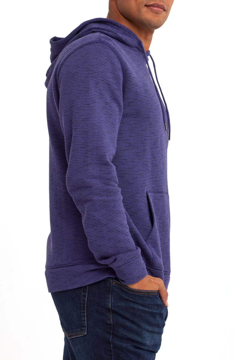 Threads 4 Thought Nico Stripe French Terry Hoodie, Alternate, color, Starling / Stargazer