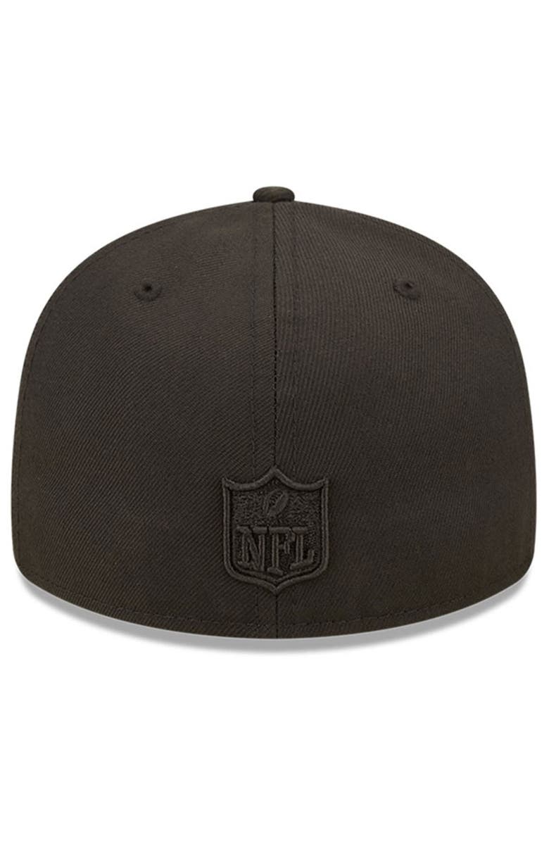 New Era Men's New Era Washington Commanders Black on Black II Low Profile 59FIFTY Fitted Hat, Alternate, color, 