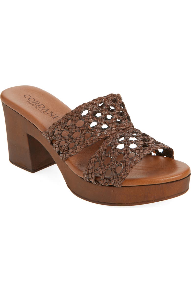 Cordani Wylie Jute Platform Clog, Main, color, Tmoro Raffia