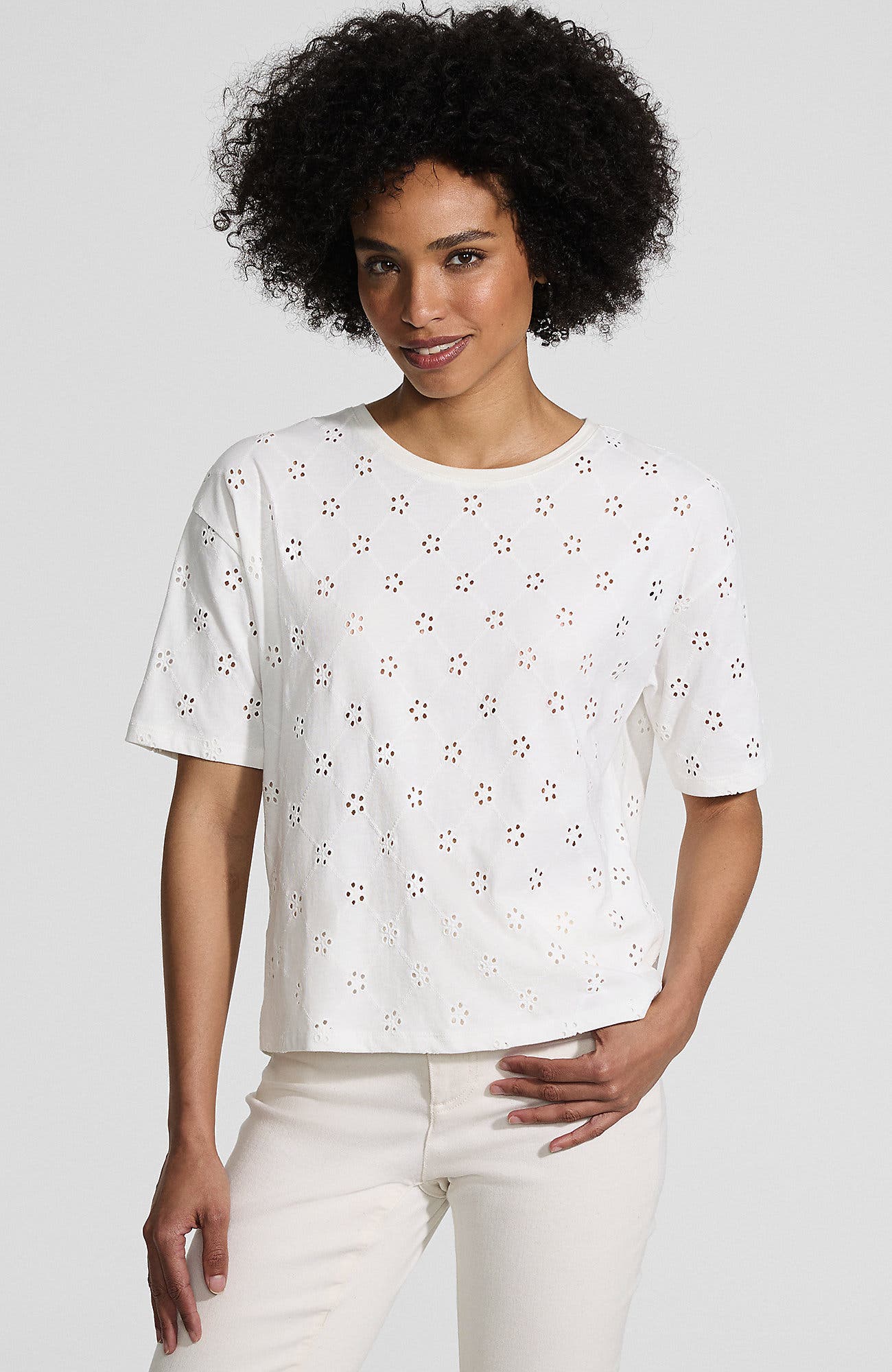 Ivory Flower Eyelet