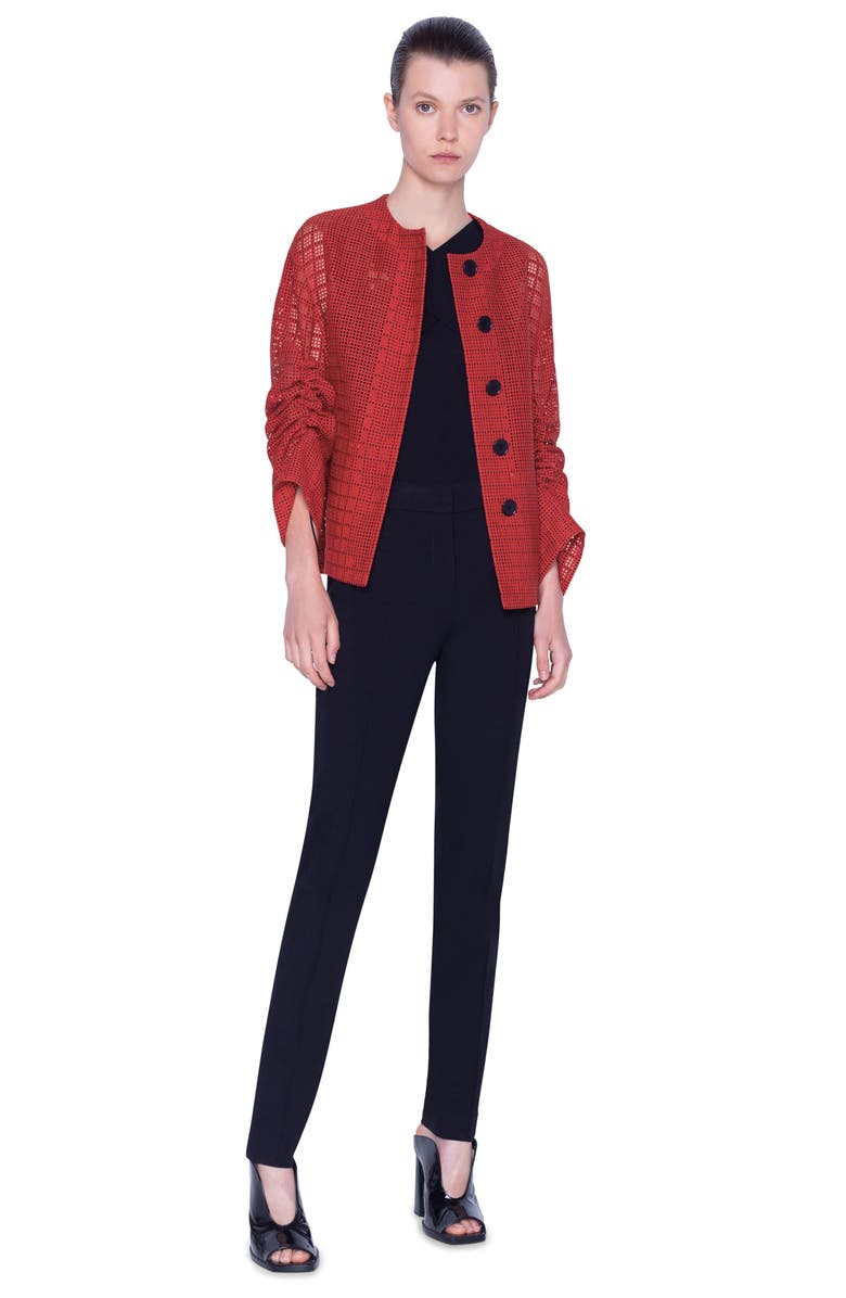 Akris punto Mesh Lace Jacket, Alternate, color,