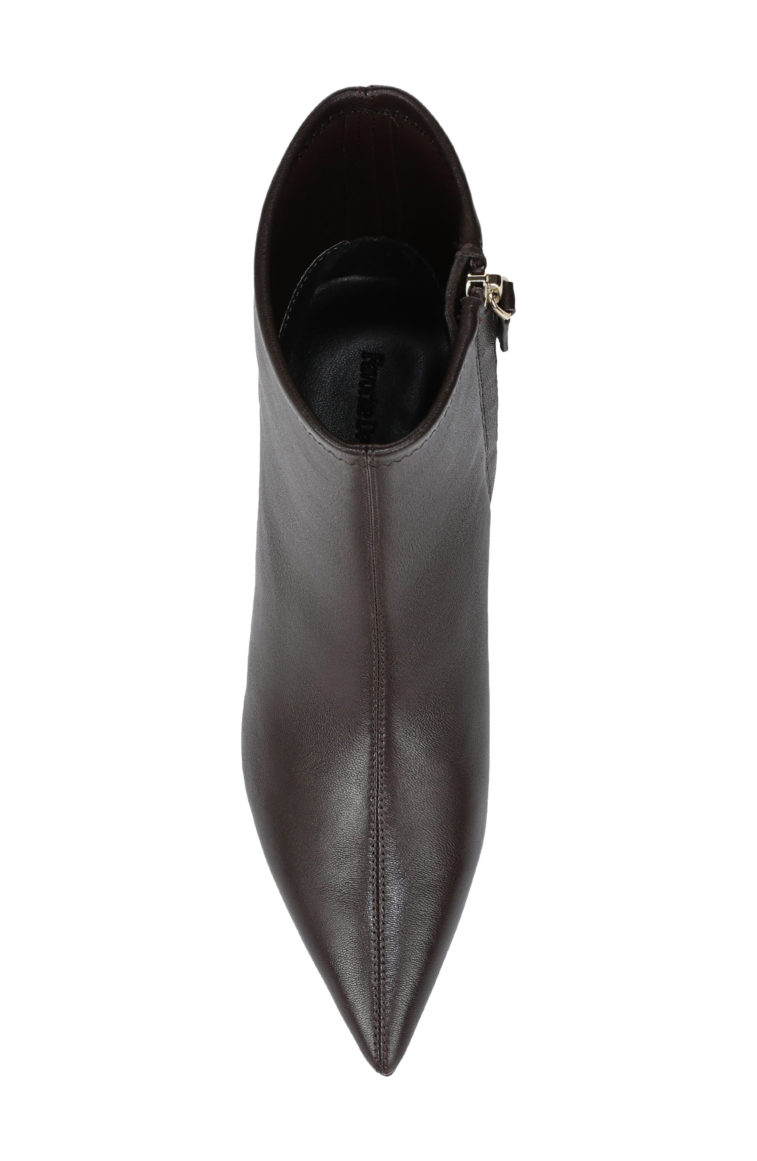 Sasha Bootie, Alternate, color, COFFEE BROWN STRETCH LEATHER