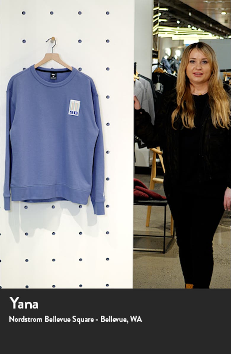 Nike Stripes Crewneck Sweatshirt, sales video thumbnail