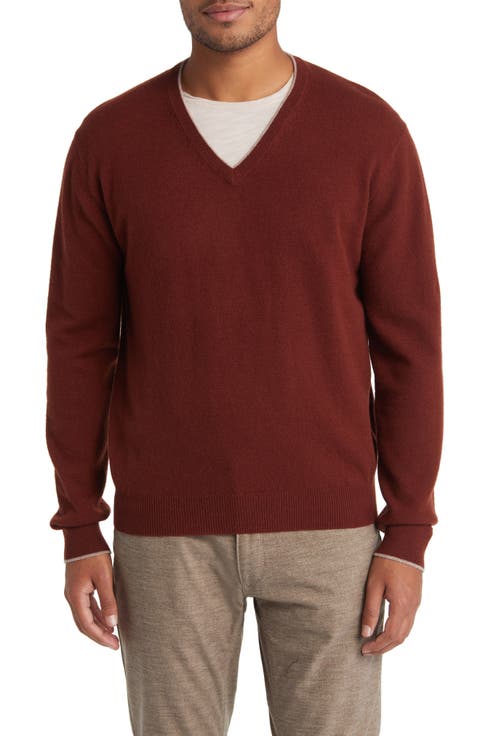 Tipped Merino Wool Sweater