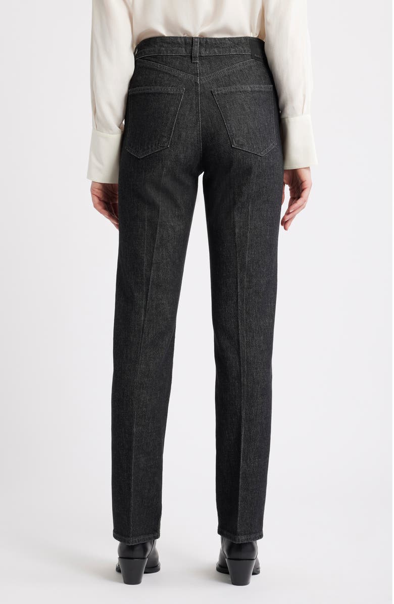 BOSS Parkway Slim Straight Leg Jeans, Alternate, color, Charcoal