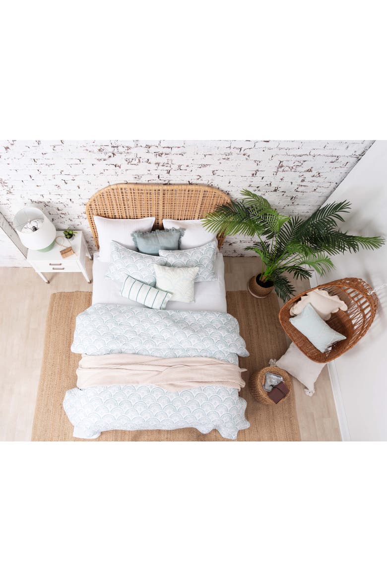 Halsey Scallop Full/Queen 3-Piece Quilt Bedding Set, Alternate, color, Blue