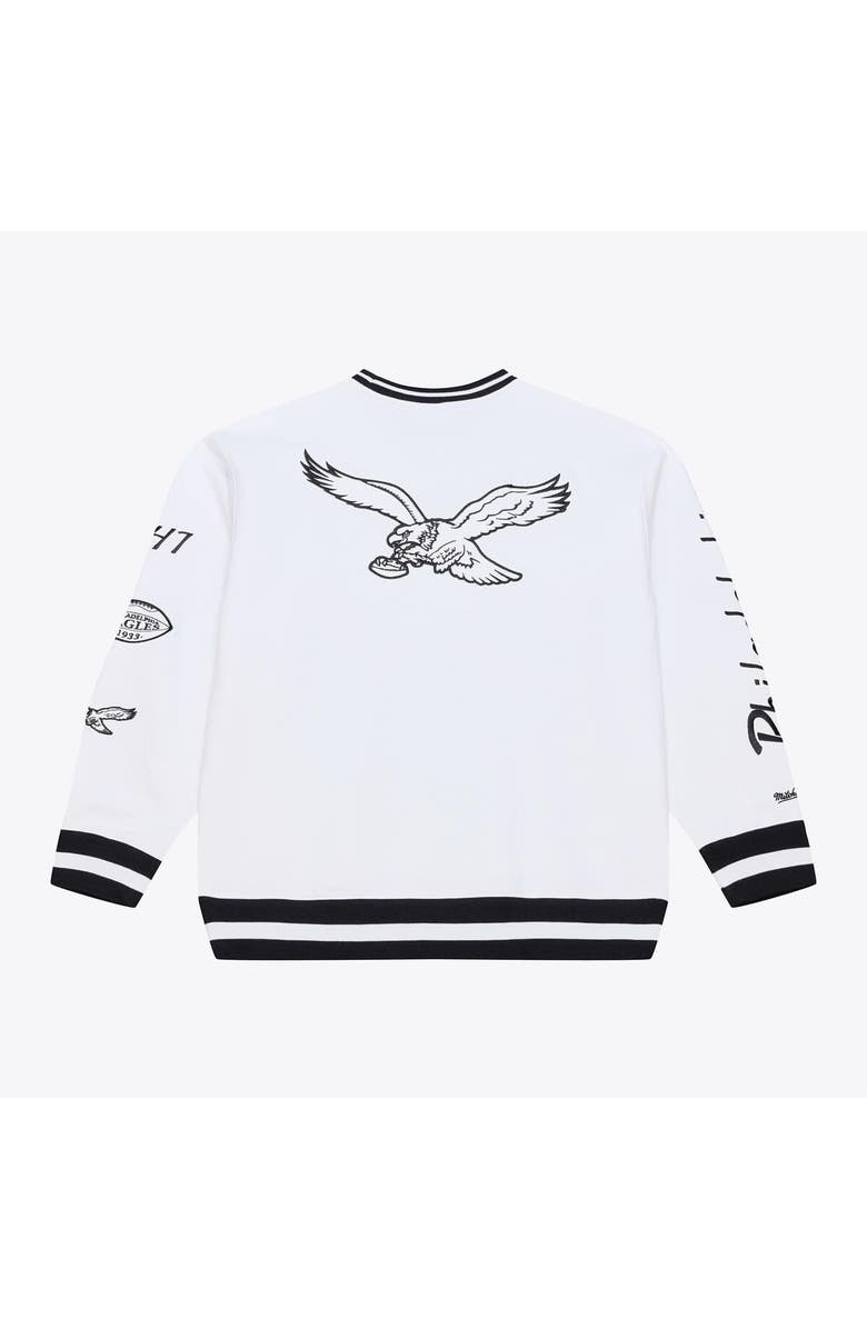 Mitchell & Ness Men's Mitchell & Ness White Philadelphia Eagles Arctic Fleece Sweatshirt, Alternate, color, White