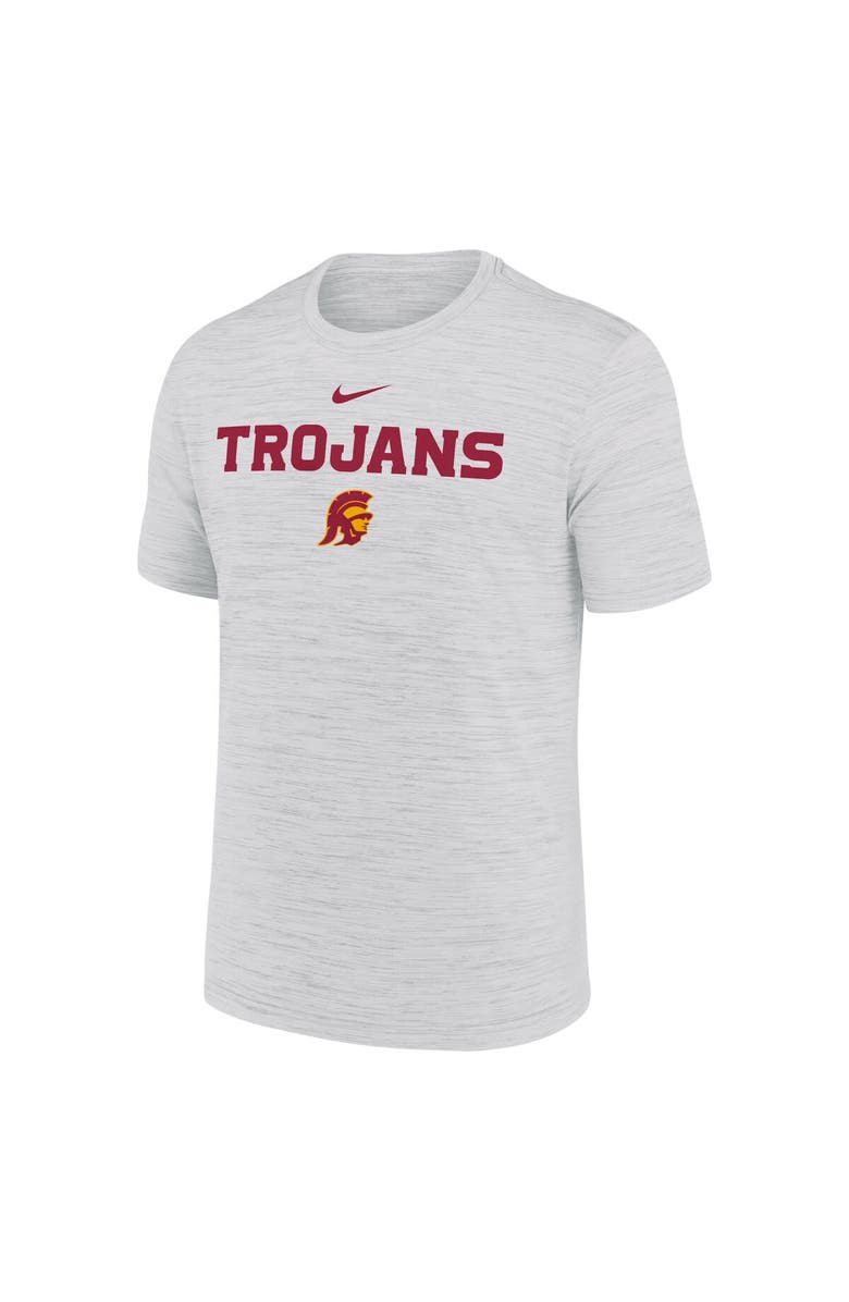 Nike Men's Nike Ash USC Trojans 2025 Sideline Velocity Performance T-Shirt, Alternate, color, Ash