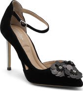 Charles by Charles David Rae Ankle Strap Hald d'Orsay Pointed Toe Pump