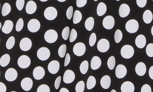 Renee C Polka Dot Halter Top In Black