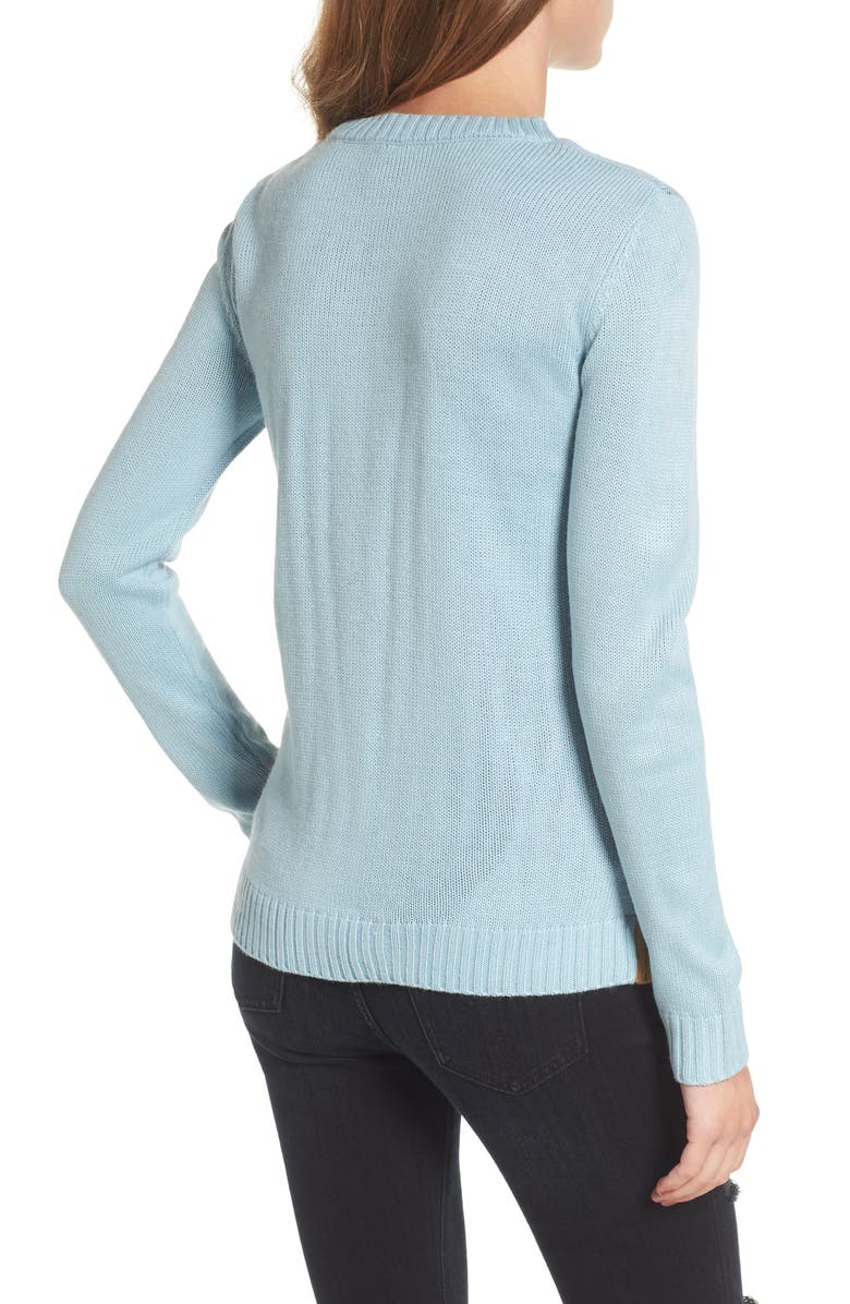 Love By Design Beach Santa Sweater, Alternate, color, 