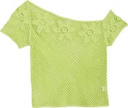 PacSun Valerie Open Stitch One-Shoulder Top