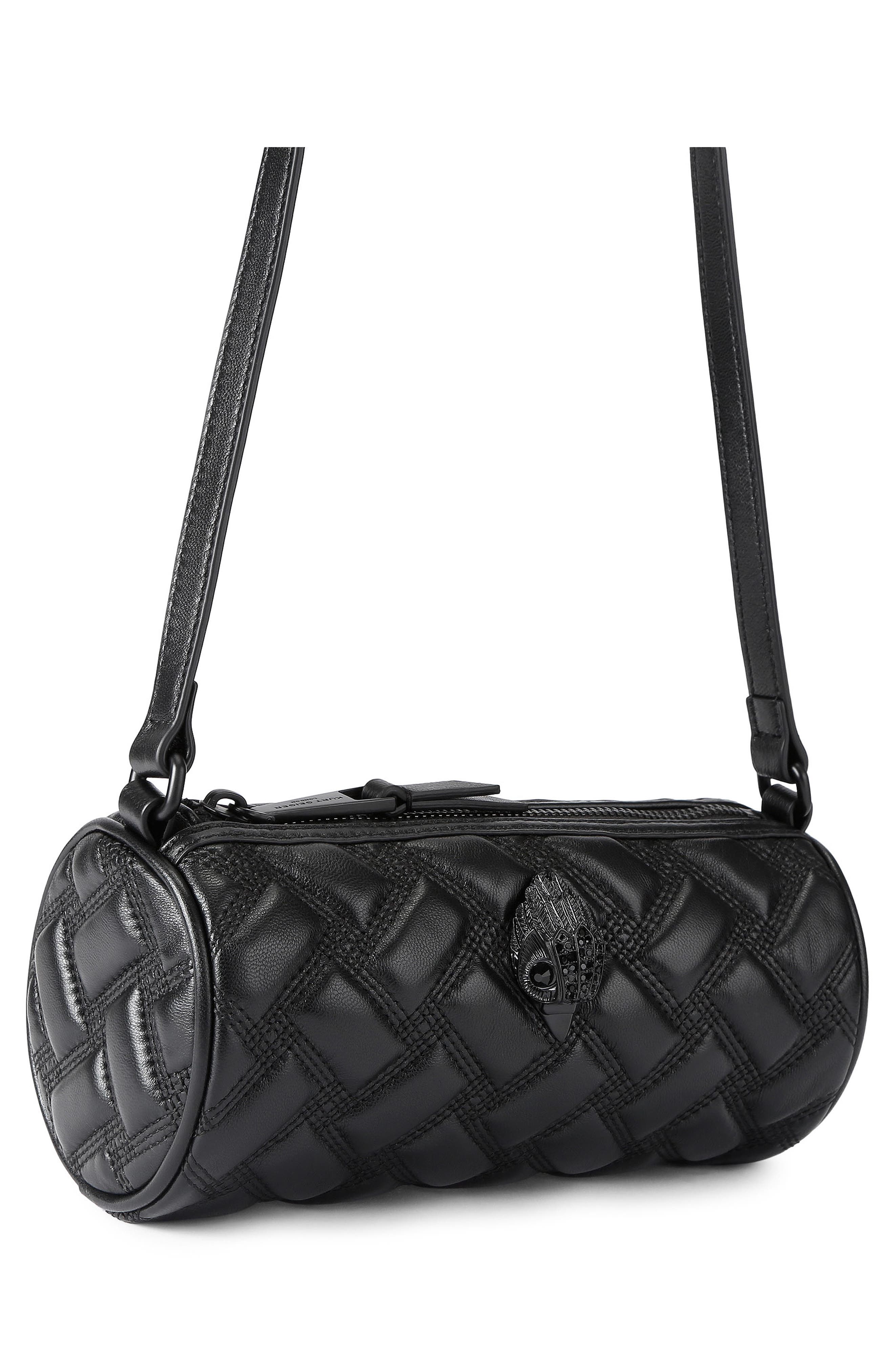 Kurt Geiger London Small Kensington Barrel Bag, Alternate, color, Black