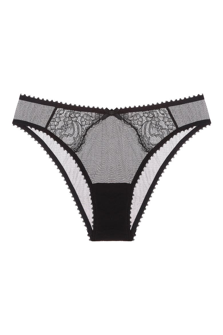Chiara Mesh Bikini Briefs, Main, color, NOIR