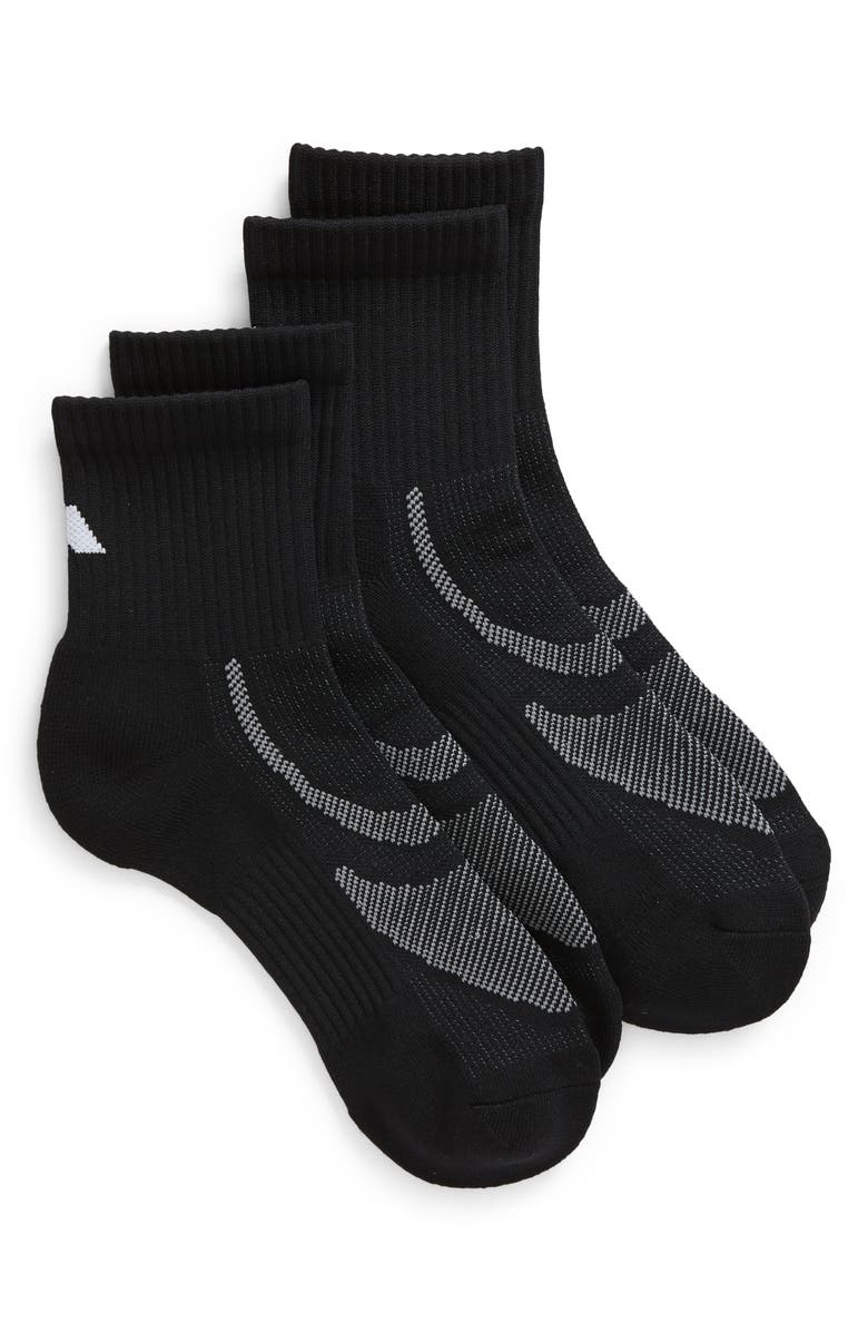 adidas 2-Pack Superlite Ankle Socks, Alternate, color, 