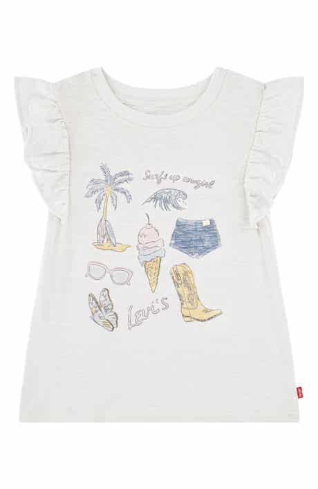 Levi's Kids' Coastal Flutter Sleeve Graphic T-Shirt