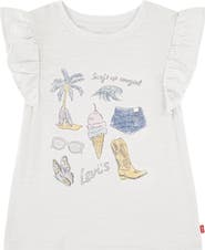 Levi's Kids' Coastal Flutter Sleeve Graphic T-Shirt