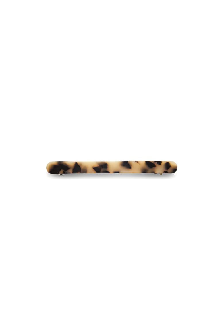 Slim Paris Barrette, Main, color, Blonde Tortoise