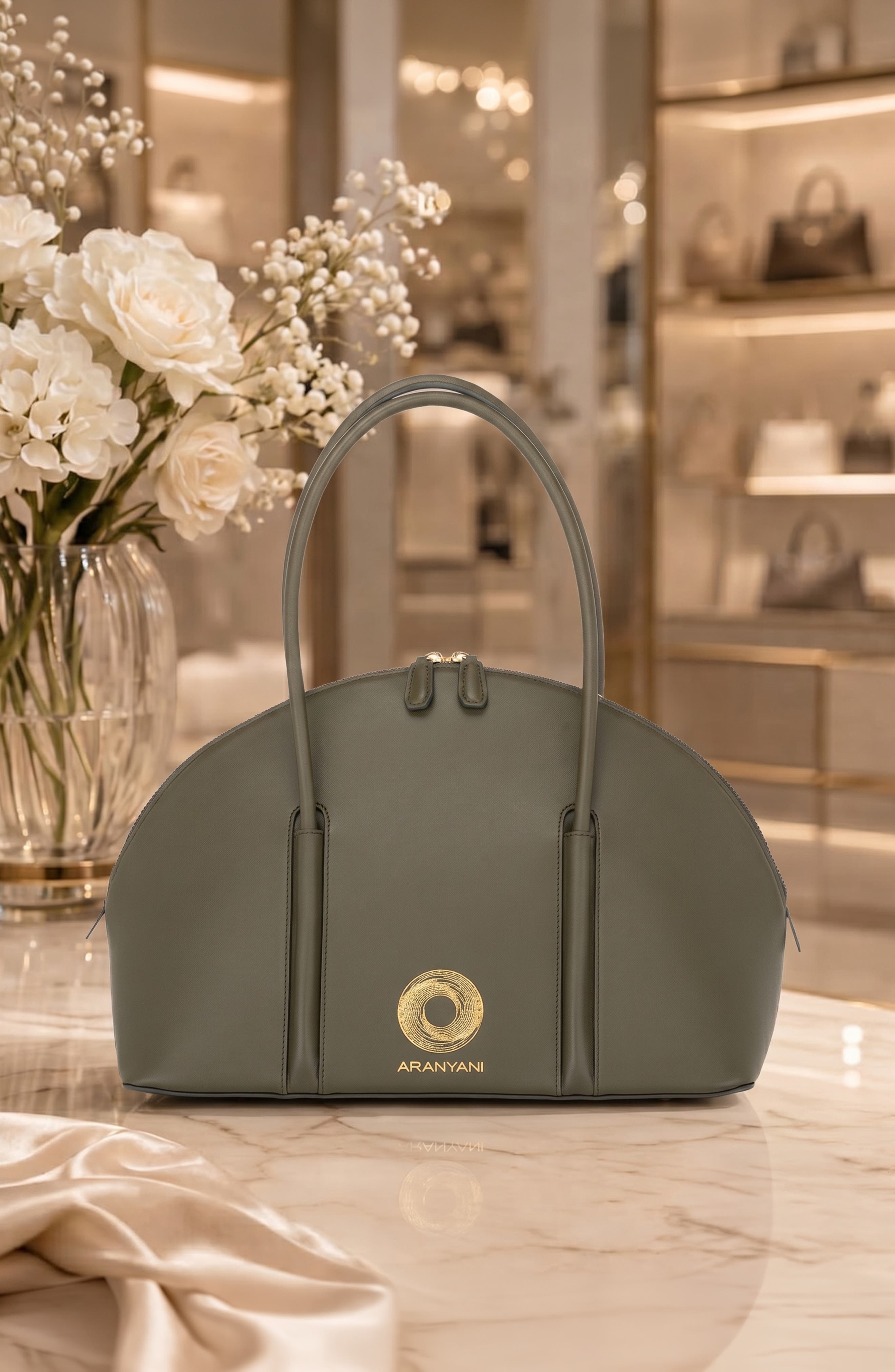 Kiko Monogram Debossed Top-Handle Bag, Alternate, color, Deep Forest