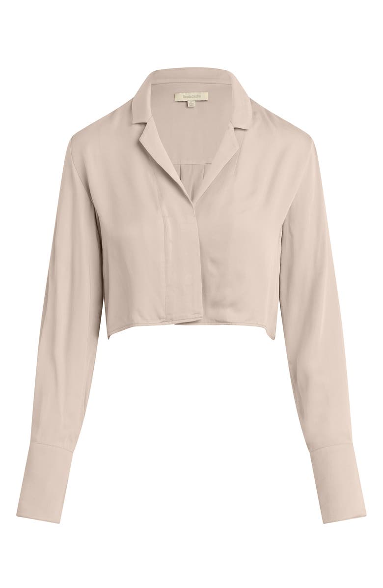 Favorite Daughter The Cropped Lily Print Top, Alternate, color, Dusty Pink