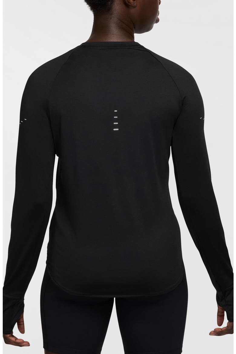 Swift Dri-FIT UV Running Top, Alternate, color, 010 BLACK/REFLECTIVE SILV