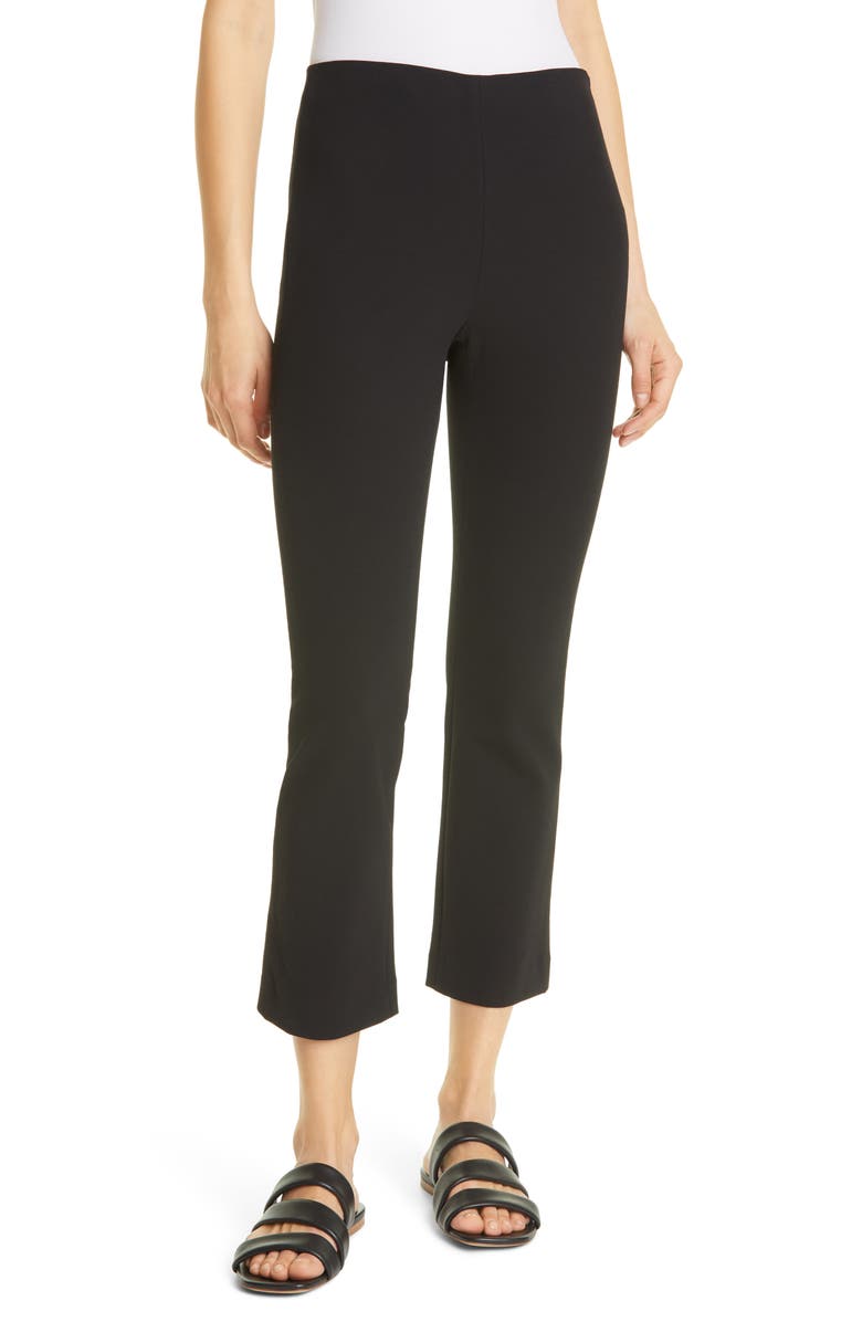 Vince Crop Flare Pants, Main, color, Black