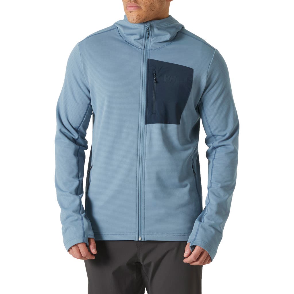 Helly Hansen Versalite Fleece Hooded Jacket In Blue