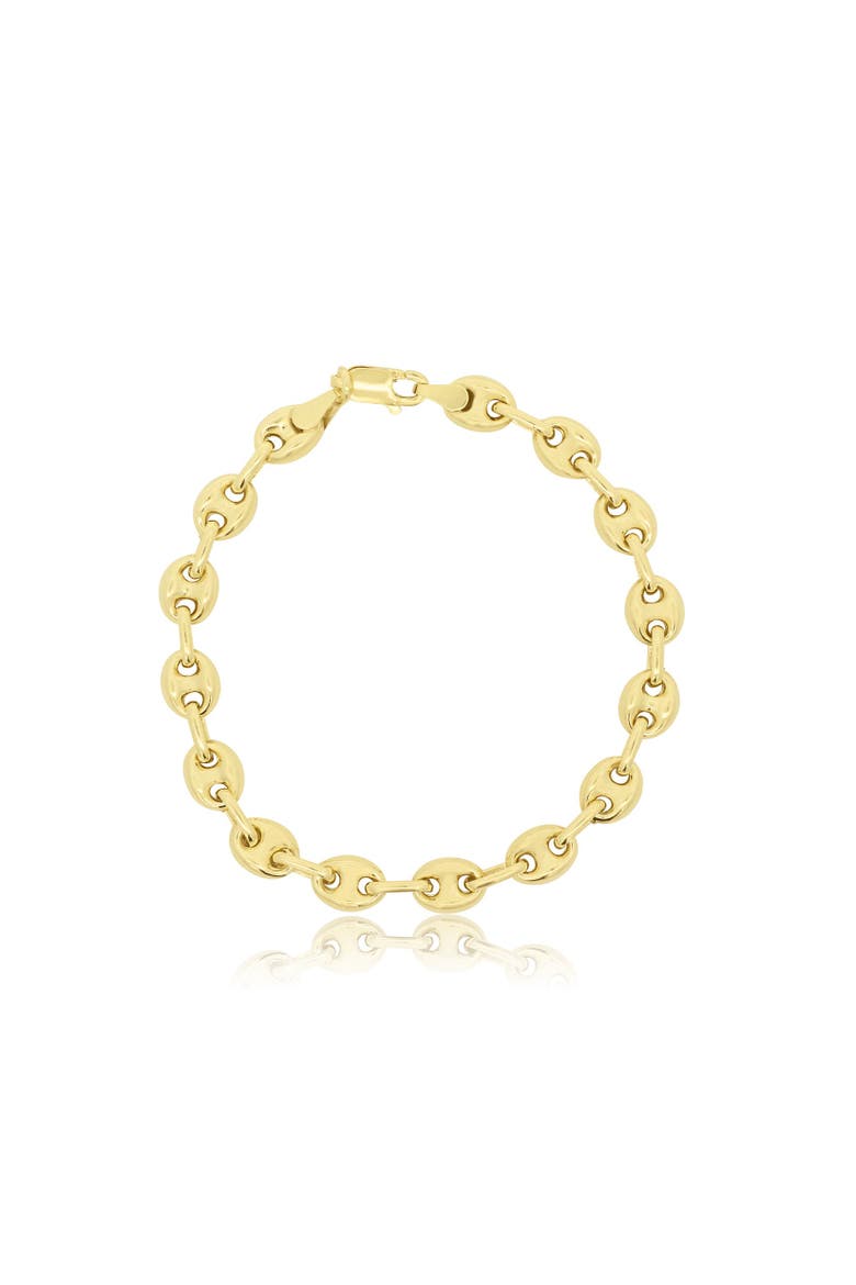 Mariner Link Bracelet, Main, color, Gold-Plated Sterling Silver