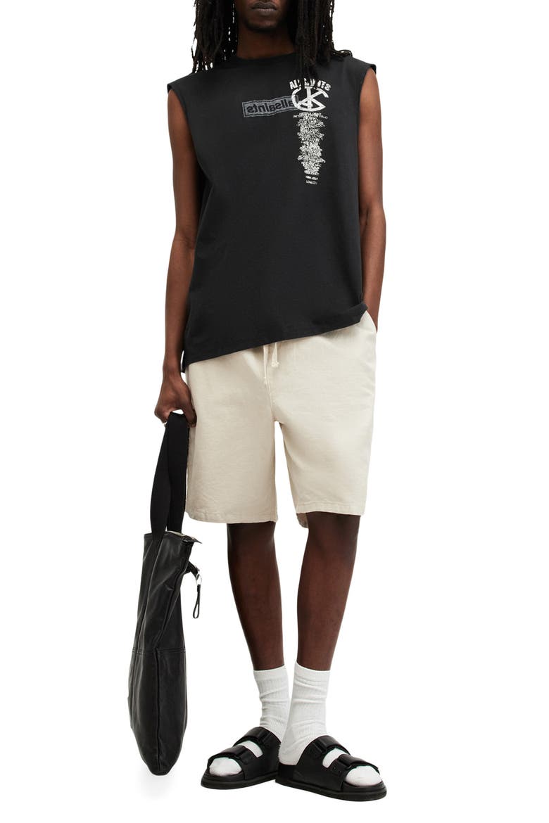 Stock Graphic Muscle Tee, Alternate, color, BLACK