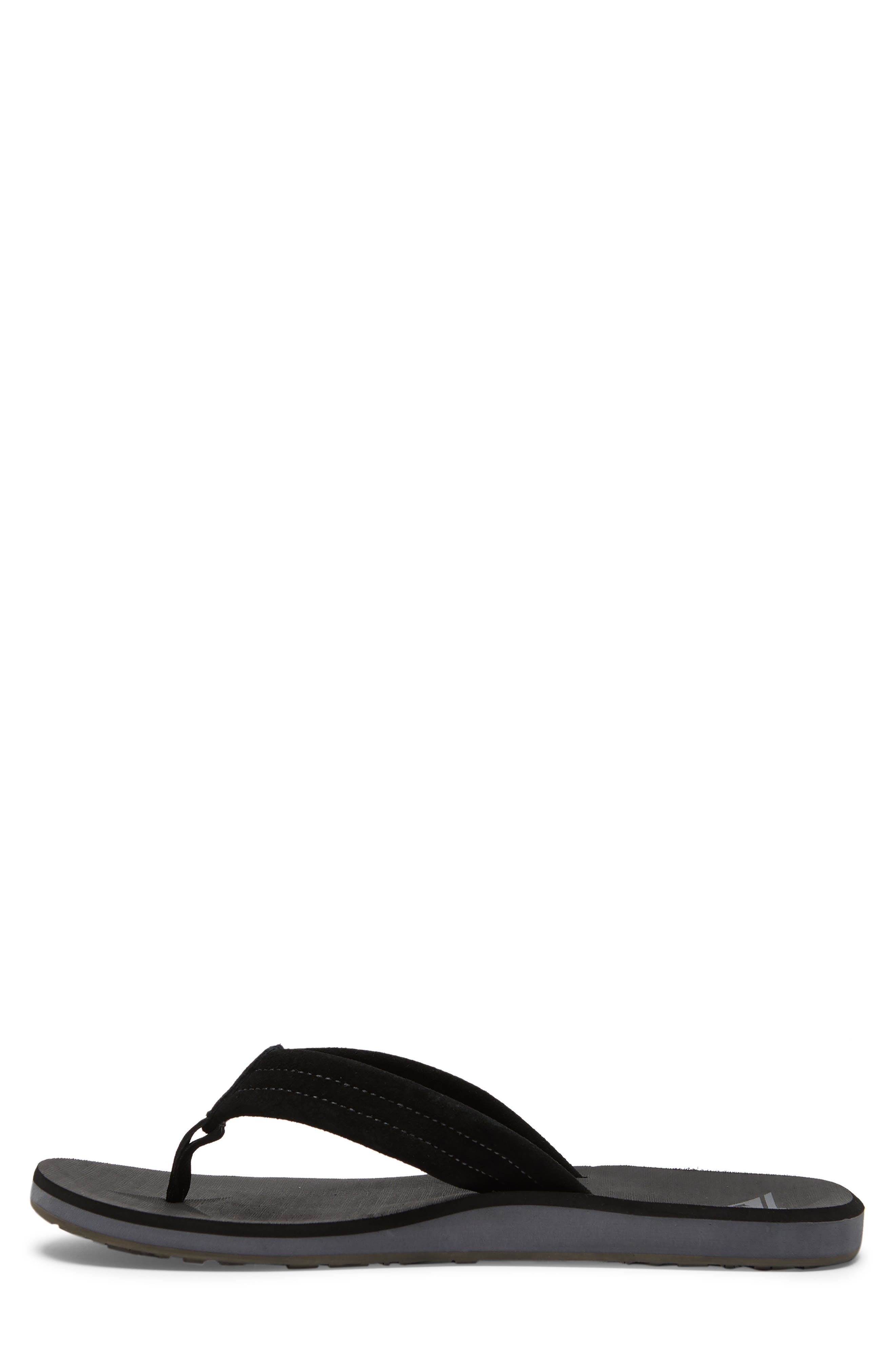 Quiksilver Carver Core Suede Sandal, Alternate, color, 