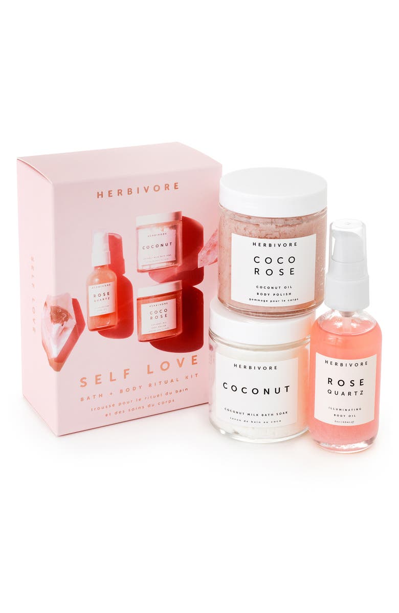 Herbivore Botanicals Self Love Bath and Body Ritual Kit, Alternate, color, 