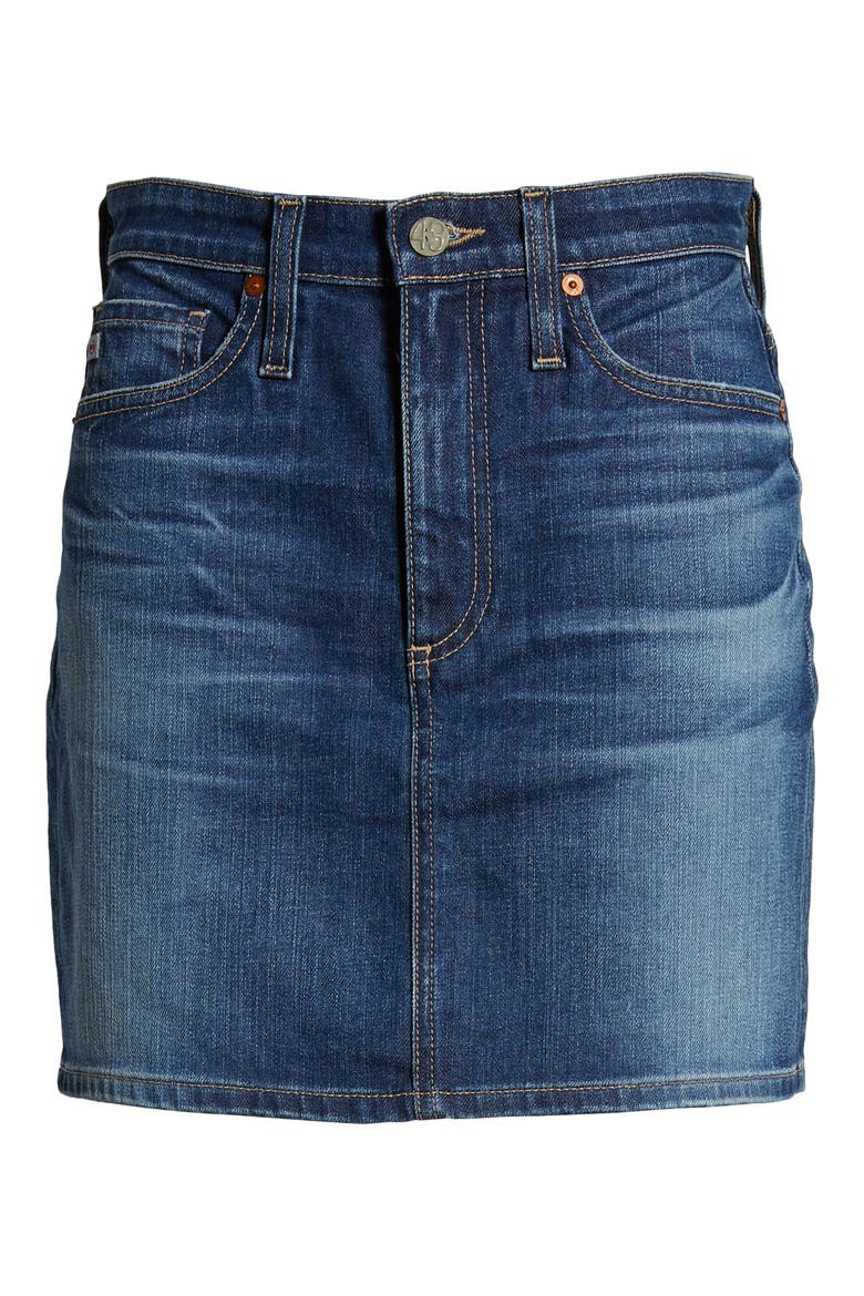 Vera Denim Skirt, Alternate, color, 11 YEARS FORTIT