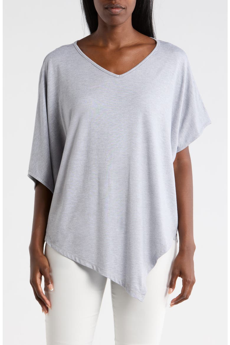 Asymmetric Tunic Top, Main, color, GREY