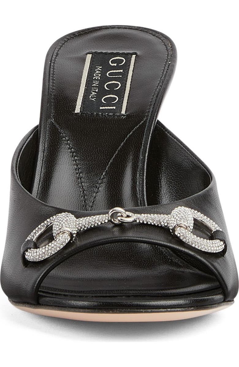 Gucci Hona Crystal 1955 Horsebit Slide Sandal, Alternate, color,
