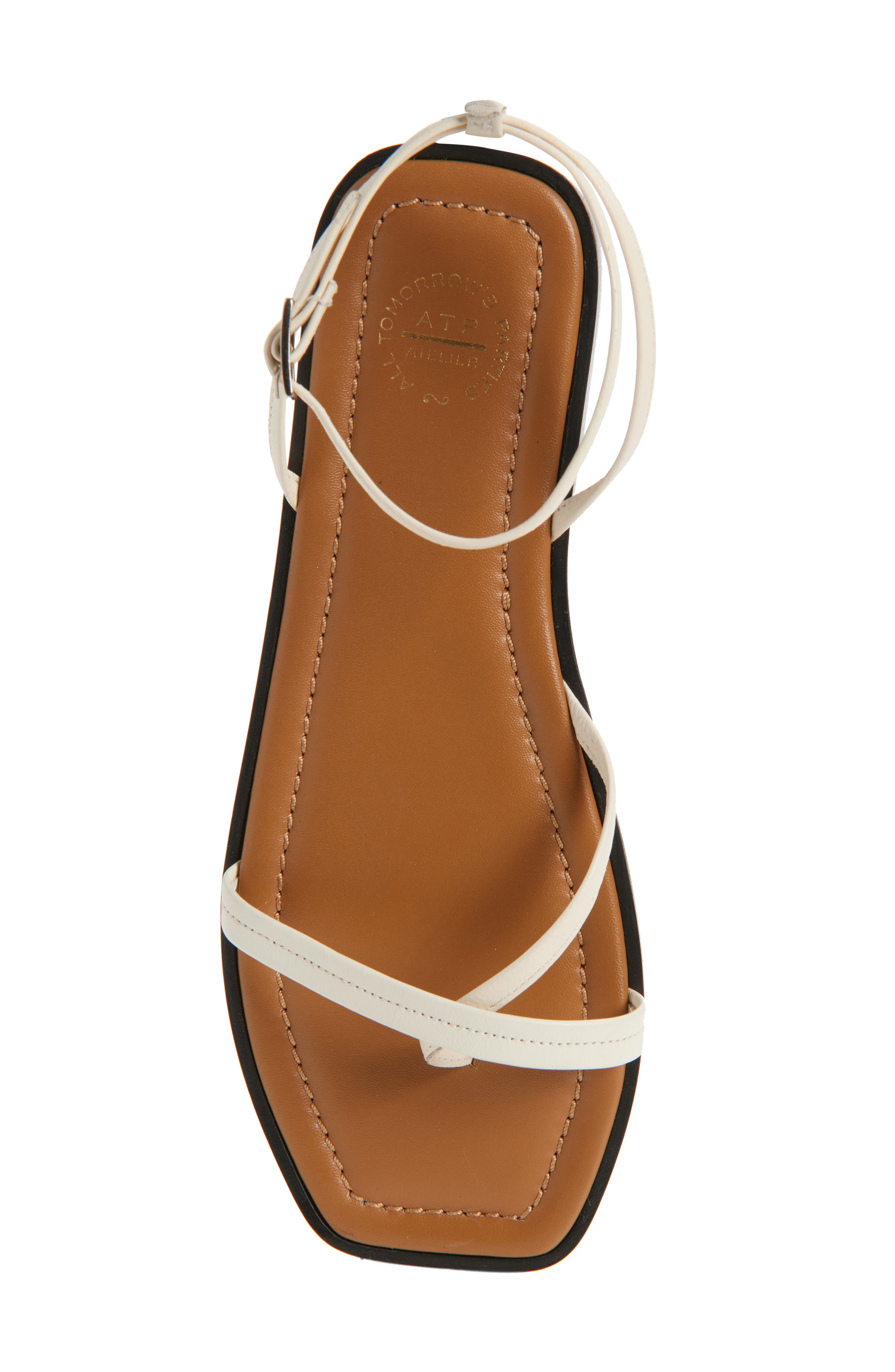 ATP ATELIER Miane Ankle Strap Sandal, Alternate, color, Linen