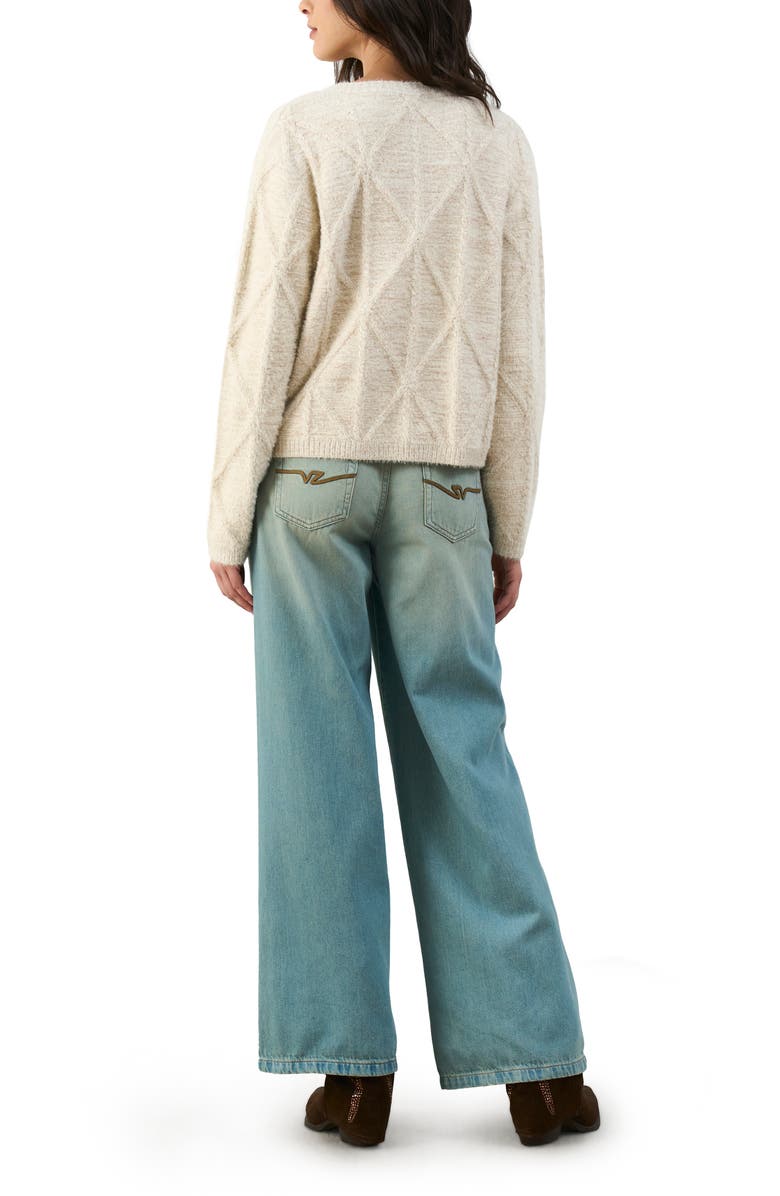 Velez Knitted Cardigan, Alternate, color, White