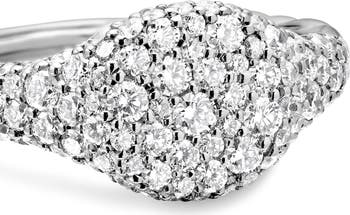 David Yurman Petite Pavé Pinky Ring in 18K Gold | Nordstrom